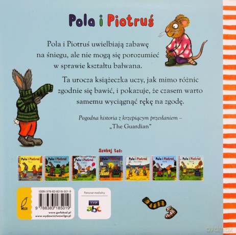 Zimowy dzień. Pola i Piotruś - Camilla Reid [KSIĄŻKA]