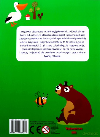 Zwierzęta wokół nas. Krzyżówki obrazkowe [KSIĄŻKA]