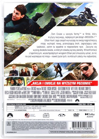 Mission: Impossible - Dead Reckoning Part One [DVD]