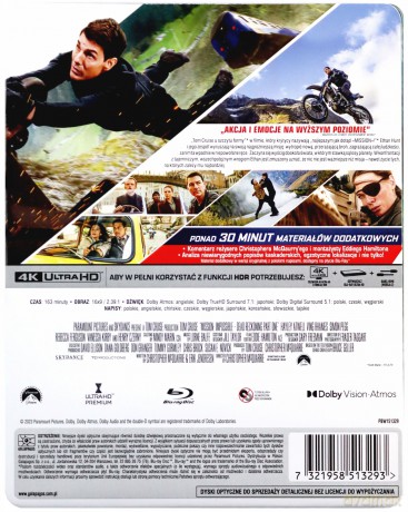 Mission: Impossible - Dead Reckoning Part One (steelbook) [Blu-Ray 4K]+[2xBlu-Ray]