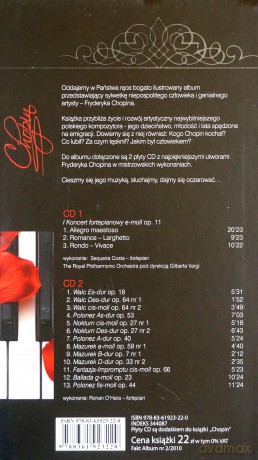 Chopin. Życie i dzieło  (album w Twardej oprawie) [KSIĄŻKA]+[2CD]