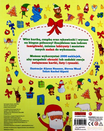 2000 naklejek. Boże Narodzenie - Rachel Gipetti [KSIĄŻKA]