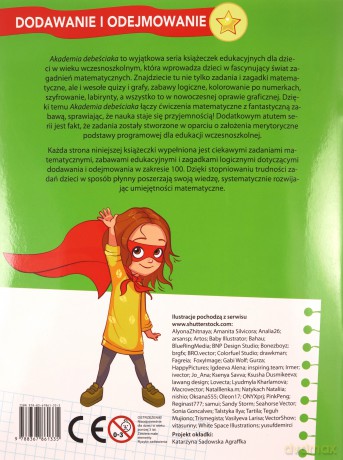 Akademia debeściaka. Dodawanie i odejmowanie [KSIĄŻKA]