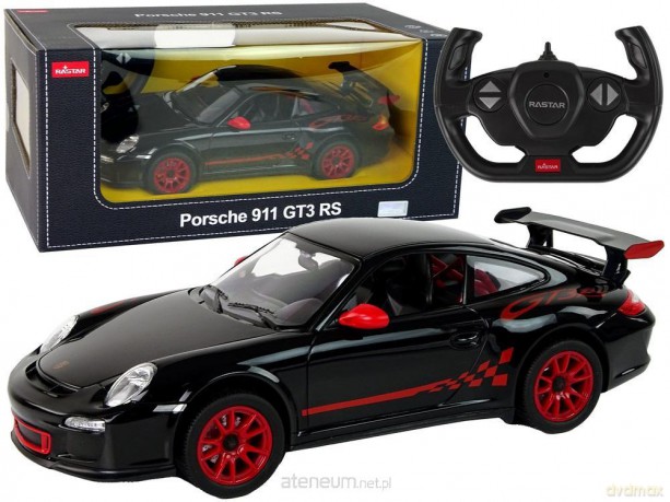 Auto R/C Porsche 911 GT3 RS Rastar 1:14 czarne