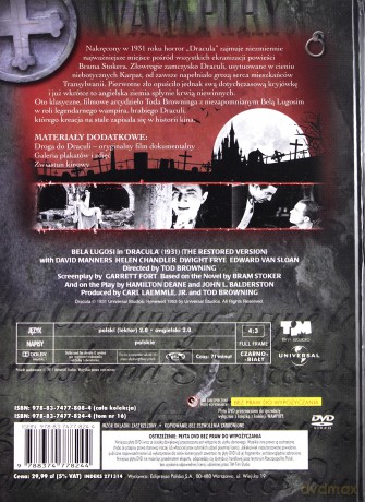 Dracula (1931) (Wampiry Kolekcja Filmowa 16) (booklet) [DVD]