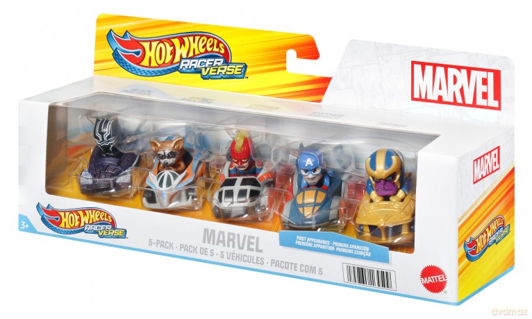 Hot Wheels Marvel Pięciopak