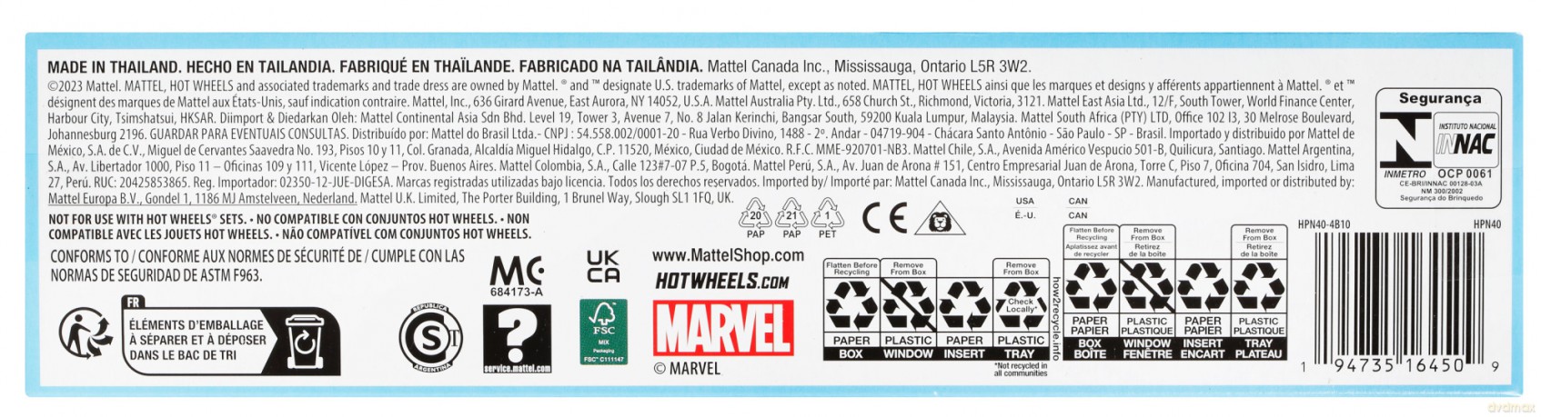 Hot Wheels Marvel Pięciopak