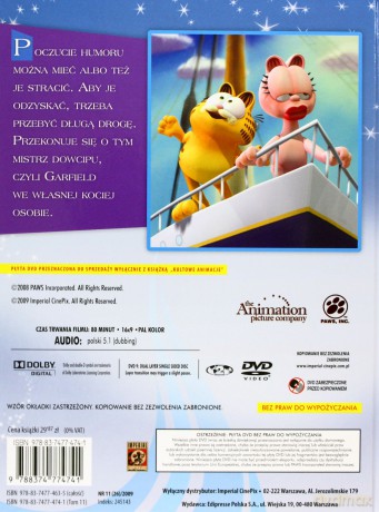 Kultowe Animacje 11: Garfield: Festyn humoru (booklet) [DVD]