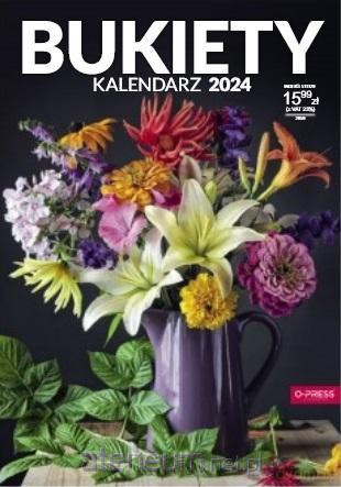 Kalendarz 2024 ścienny A3 Bukiety [KALENDARZ]