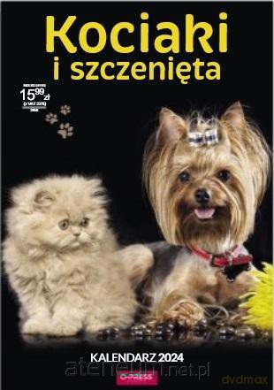 Kalendarz 2024 ścienny A3 Kociaki i szczeniaki [KALENDARZ]