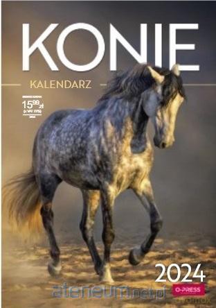 Kalendarz 2024 ścienny A3 Konie [KALENDARZ]