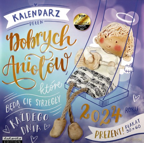 Kalendarz 2024 ścienny Classic Dobre Anioły [KALENDARZ]
