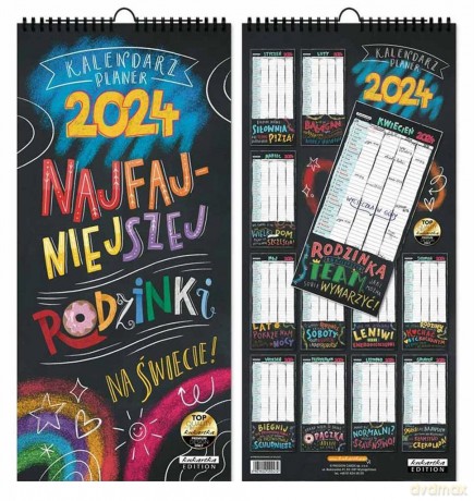Kalendarz 2024 ścienny planer Tablicowy [KALENDARZ]