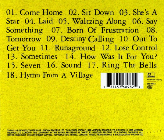 James: Best Of [CD]