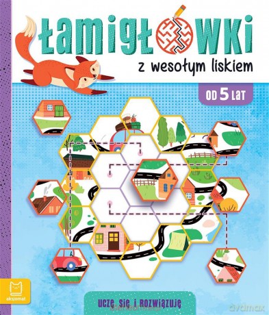 Łamigłówki z wesołym liskiem Uczę się i rozwiązuję - Beata Karlik [KSIĄŻKA]