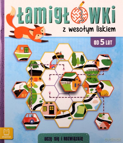 Łamigłówki z wesołym liskiem Uczę się i rozwiązuję - Beata Karlik [KSIĄŻKA]