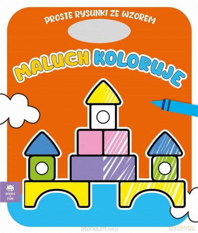 Maluch koloruje klocki [KSIĄŻKA]