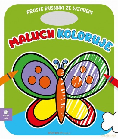 Maluch koloruje motyl [KSIĄŻKA]