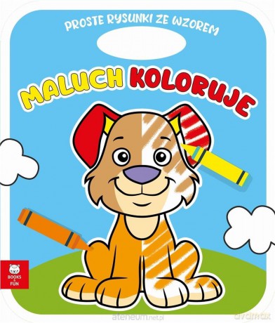 Maluch koloruje piesek [KSIĄŻKA]