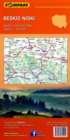 Mapa - Beskid Niski 1:50 000