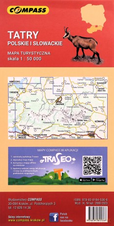 Mapa - Tatry Polskie i Słowackie 1:50 000