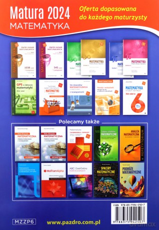 Matematyka LO Zbiór zadań maturalnych zakres podstawowy - Ryszard Pagacz [KSIĄŻKA]