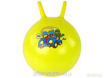 Piłka do skakania z żółwiem żółta 45cm