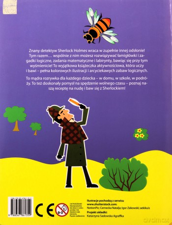 Rozwiązuj labirynty i łamigłówki z Sherlockiem! [KSIĄŻKA]