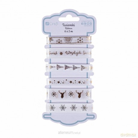 Tasiemki White Chrismas 6x2m