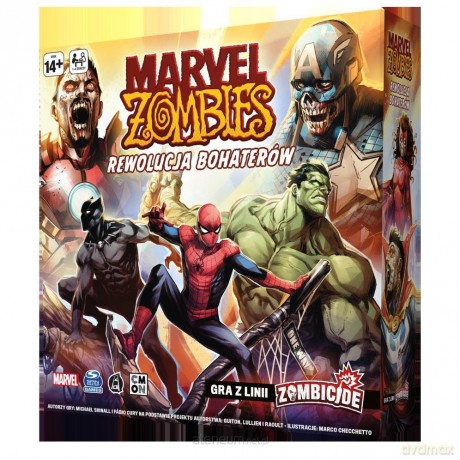 Zombicide: Marvel Zombies Rewolucja Bohaterów CMON [GRA PLANSZOWA]