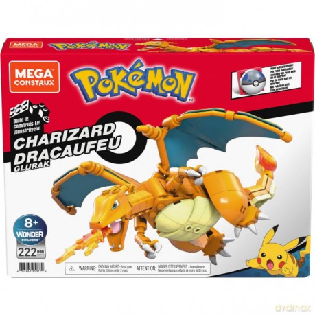 Klocki Mega Charizard Pokemon do zbudowania GWY77 [KLOCKI]