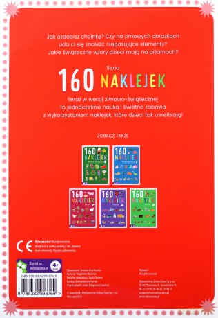 160 naklejek. Świąteczne dekoracje - Zuzanna Osuchowska [KSIĄŻKA]