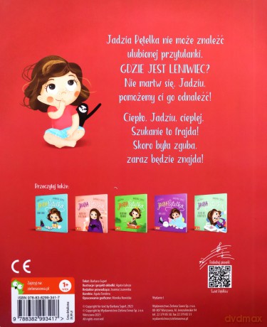 Jadzia Pętelka. Gdzie jest leniwiec? - Barbara Supeł [KSIĄŻKA]