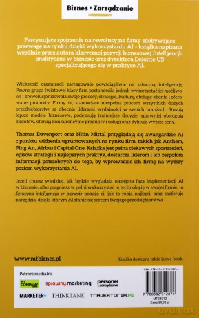 Sztuczna inteligencja w biznesie - H. Davenport Thomas, Nitin Mittal [KSIĄŻKA]