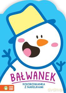 Zimowe kolorowanie. Bałwanek - Opracowanie zbiorowe [KSIĄŻKA]