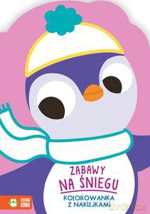 Zimowe kolorowanie. Zabawy na śniegu - Opracowanie zbiorowe [KSIĄŻKA]