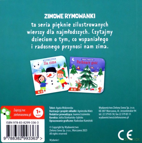 Zimowe rymowanki. Pracowite Elfy - Opracowanie zbiorowe [KSIĄŻKA]
