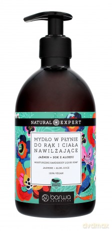 Barwa Natural Expert Mydło W Płynie Jaśmin 500 Ml