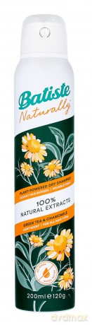 BATISTE Naturally Suchy Szampon do włosów z Zieloną Herbatą i Rumiankiem 200ml