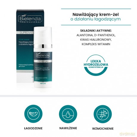 BIEL PROF MEN Krem-Zel nawilz. lag. 50ml