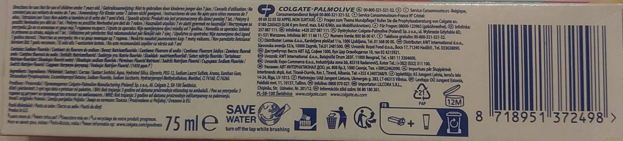 COL JU PASTA 75ml Max White White Disign Edit