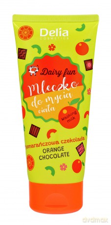 DAIRY FUN Mleczko do mycia ciała - Pomarańcz.czeko