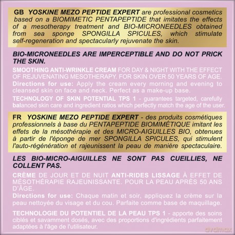 DAX YOSKINE MEZO PEPTIDE Krem dzień/noc 70+