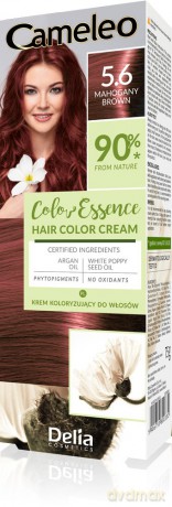DELIA COSMETICS Cameleo Color Essence Krem koloryzujący nr 5.6 - mahogany brown