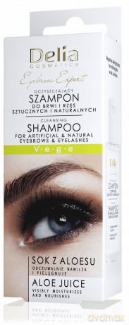 DELIA EYEBROW EXPERT Szampon Vegan d/brwi/rzęsy 5&