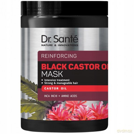 ELFA Dr Santé Maska 1000ml Black Castor Oil regen&