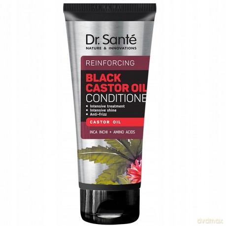 ELFA Dr Santé Odżywka 200ml Black Castor Oilm&