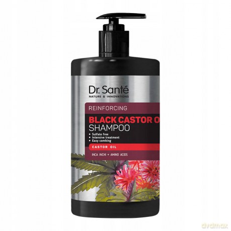 ELFA Dr Santé Szampon 1000ml Black Castor Oil&