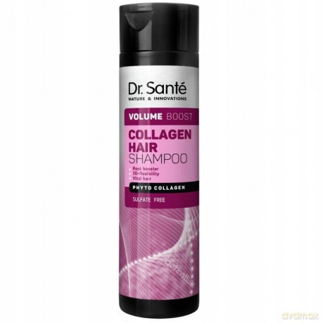 ELFA Dr Santé Szampon 250ml Collagen -objętość&