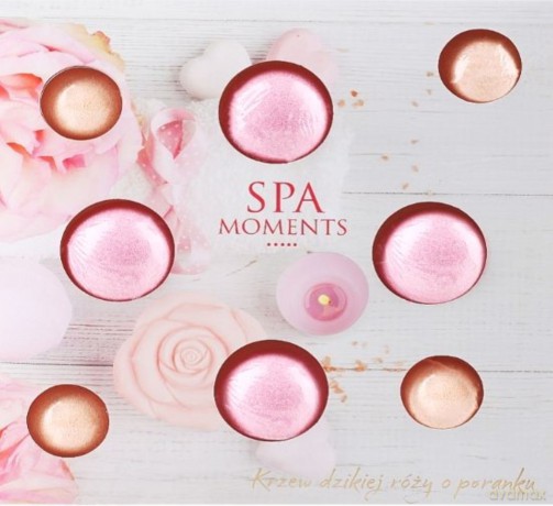 ESTETICA GROUPS Zestaw Musujących Kul do kąpieli SPA MOMENTS - Krzew Dzikiej Róży o poranku